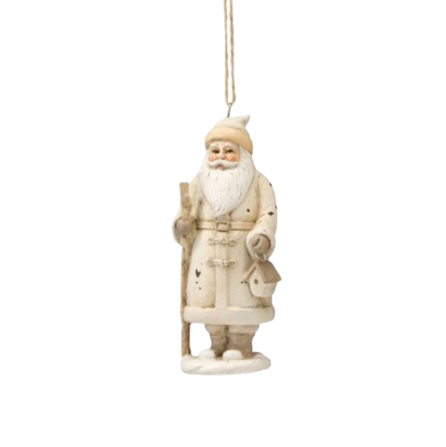 Distressed Santa Ornament