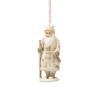 Distressed Santa Ornament