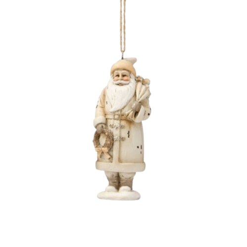 Distressed Santa Ornament