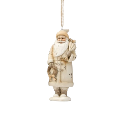 Distressed Santa Ornament