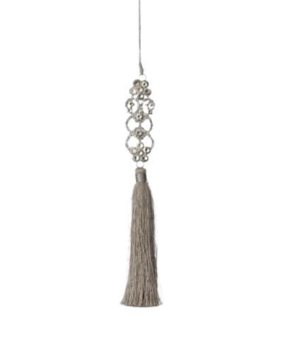 Jewel with Tassel Ornament