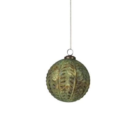 Bronzed Green Ornament