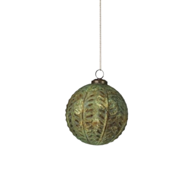 Bronzed Green Ornament