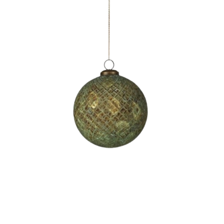 Bronzed Green Ornament