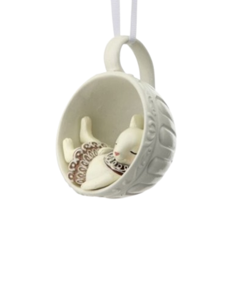 Teacup Mouse Ornament