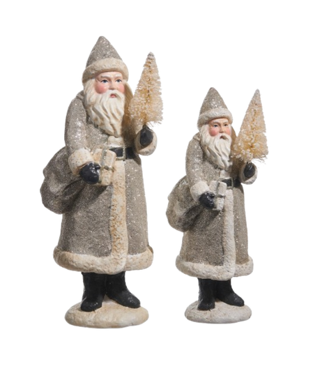 Glitter Vintage Santa