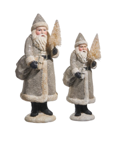 Glitter Vintage Santa