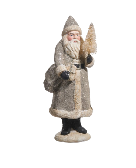 Glitter Vintage Santa