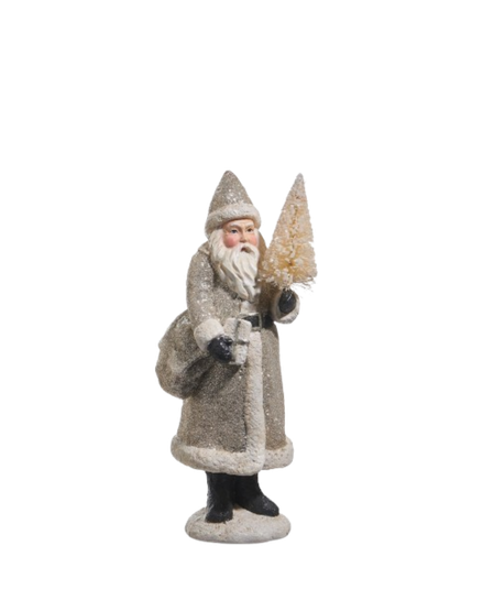 Glitter Vintage Santa