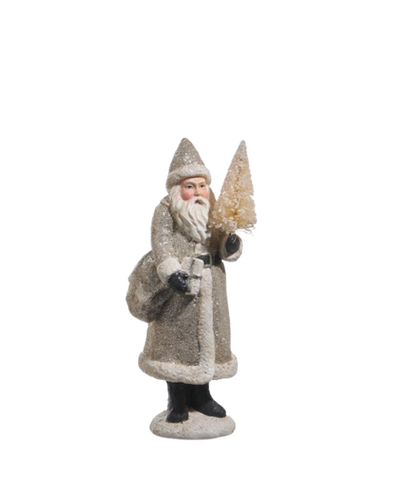 Glitter Vintage Santa