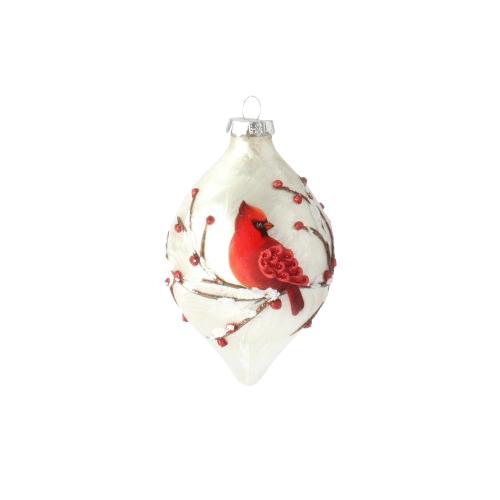 Beaded Cardinal Ornament