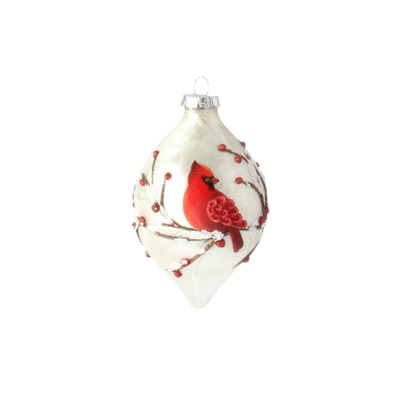 Beaded Cardinal Ornament