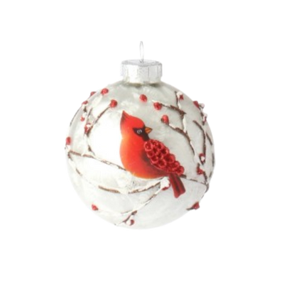 Beaded Cardinal Ornament