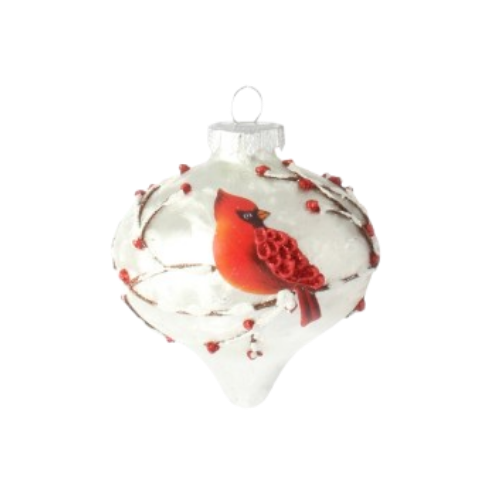 Beaded Cardinal Ornament