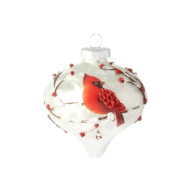 Beaded Cardinal Ornament