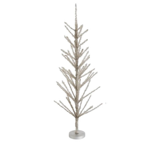Pewter Tinsel Tree