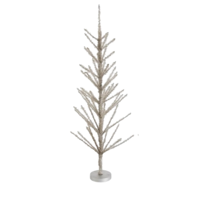 Pewter Tinsel Tree