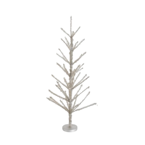 Pewter Tinsel Tree