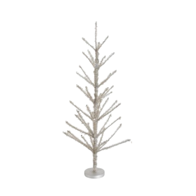 Pewter Tinsel Tree