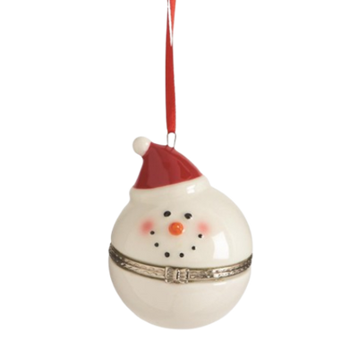 Hinged Snowman Ornament