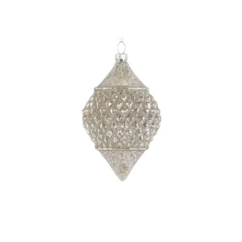 Mercury Glass Finial Ornament