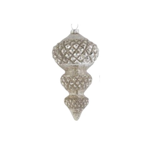 Mercury Glass Finial Ornament