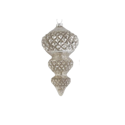 Mercury Glass Finial Ornament