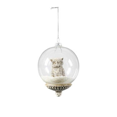 Woodland Snowglobe Ornament
