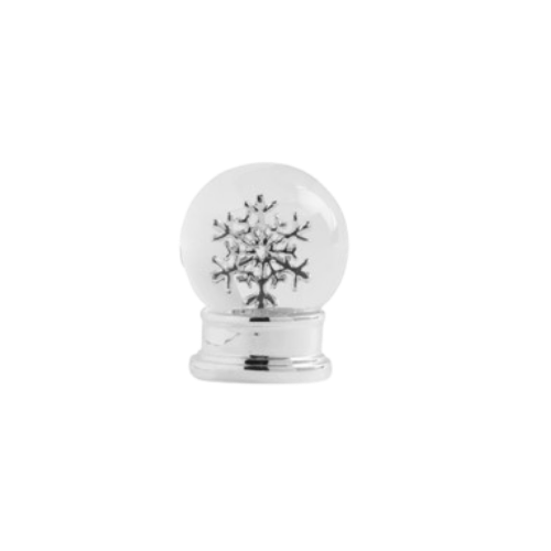 Mini Snow Globe, silver