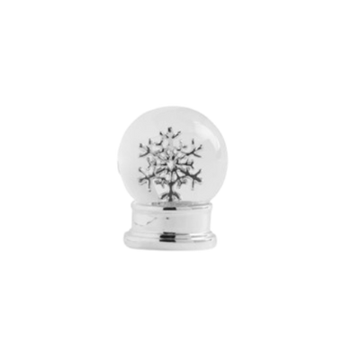 Mini Snow Globe, silver
