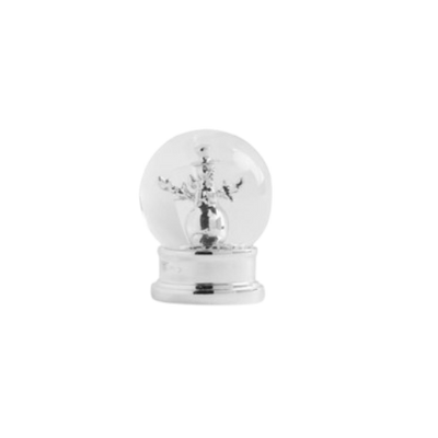 Mini Snow Globe, silver
