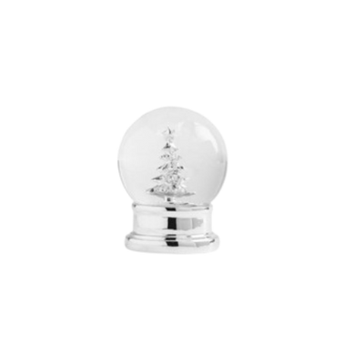 Mini Snow Globe, silver