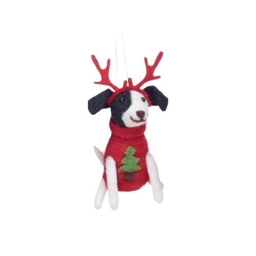 Christmas Dog Ornament