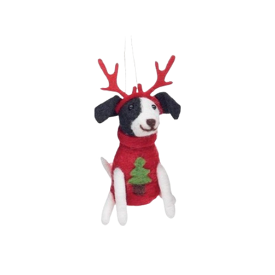 Christmas Dog Ornament
