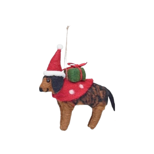 Christmas Dog Ornament