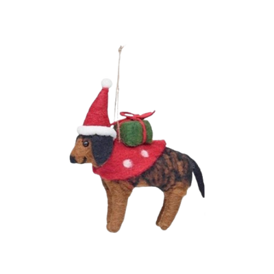Christmas Dog Ornament