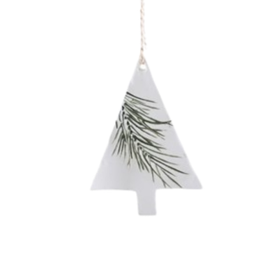 Ceramic Pine Ornament