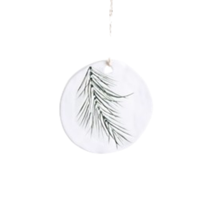 Ceramic Pine Ornament