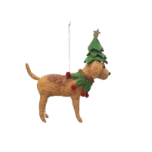 Felt Ornament - Dog