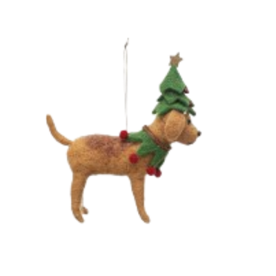 Felt Ornament - Dog