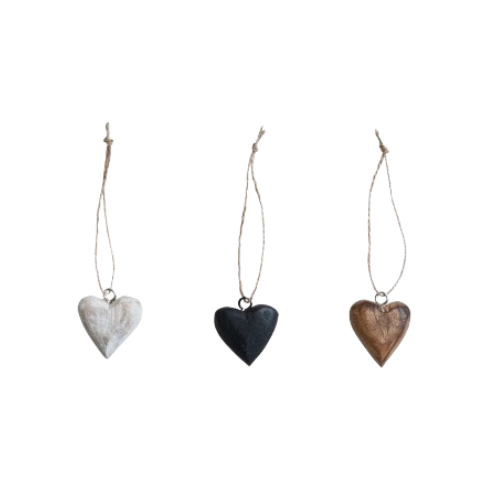 Wood Heart Ornament