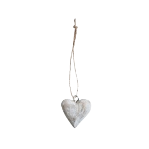 Wood Heart Ornament