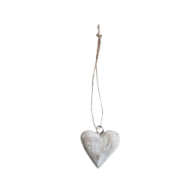 Wood Heart Ornament