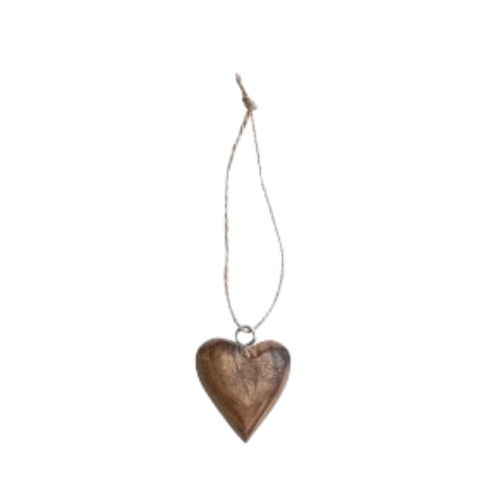 Wood Heart Ornament