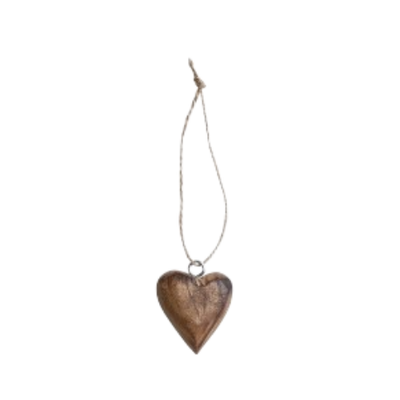 Wood Heart Ornament