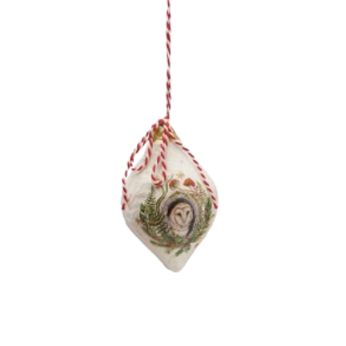 Paper Mache Owl Ornament