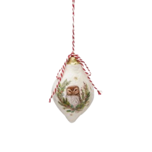 Paper Mache Owl Ornament