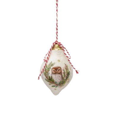 Paper Mache Owl Ornament