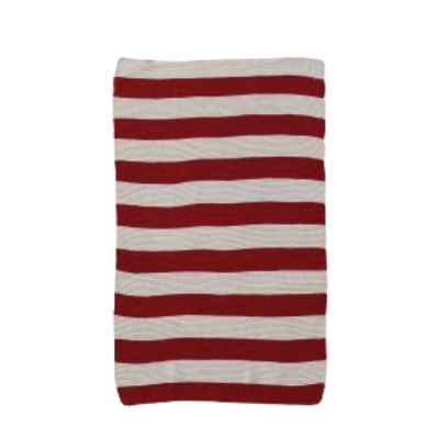 Knitted Tea Towel, stripes