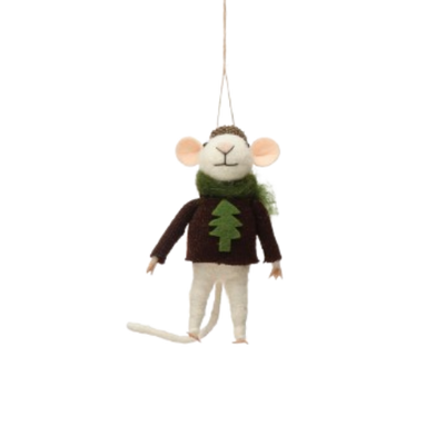 Felt Mouse- Sweater/Hat